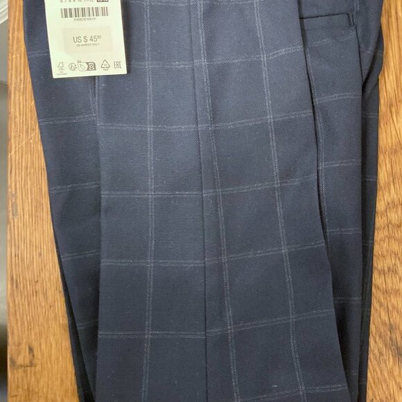Zara Boys Plaid Suit Pants, Size 13-14 - Picture 5 of 6